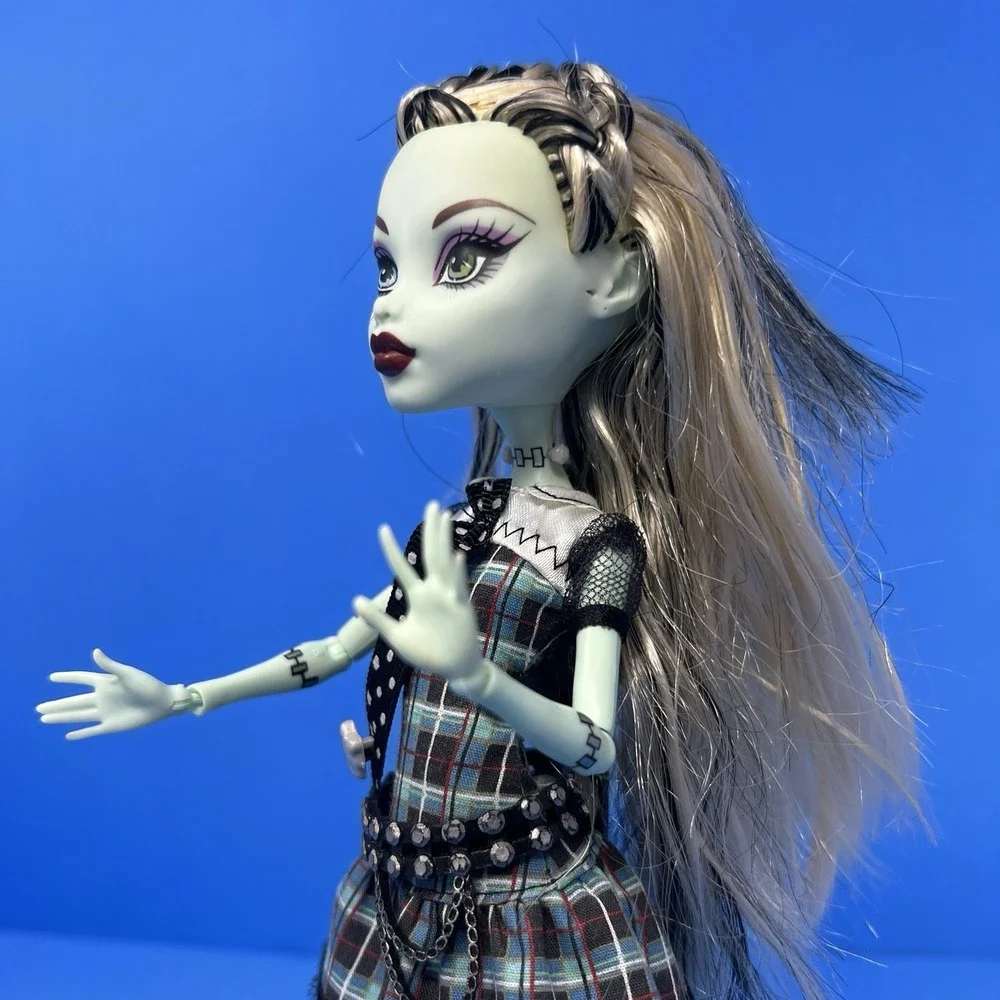 Monster High Frankie Stein 2008 First Wave‎ Gold Elastics Original Ghouls Rare